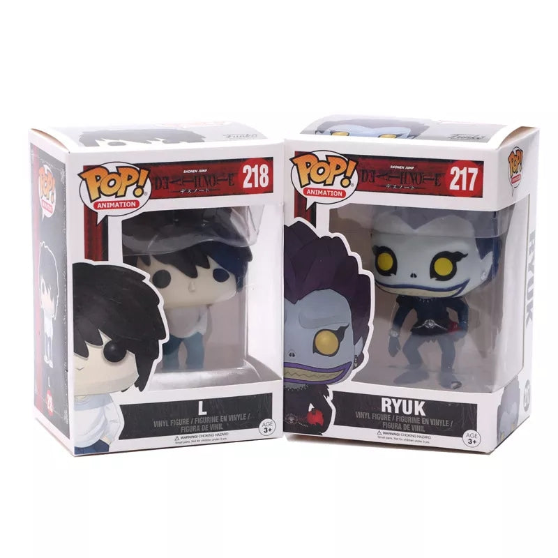 Funko pop ryuk pop animation death note 217 ou L avec cake 219