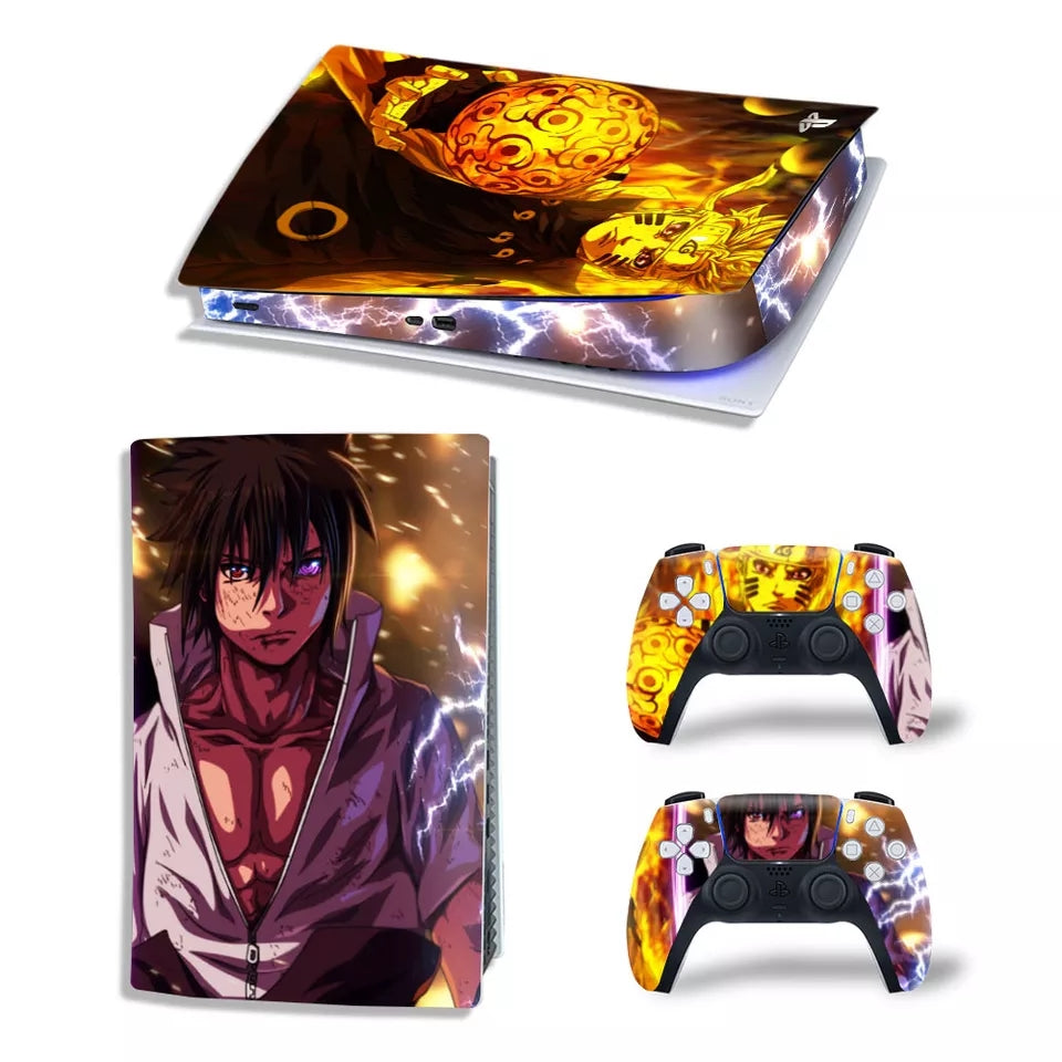 Skin naruto pour playstation 5 autocollant vinyle pour manette et console