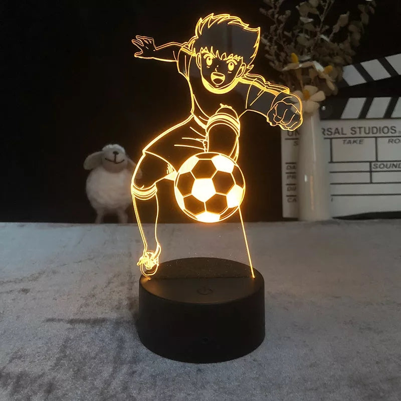 Veilleuse olive et tom lampe led 16 couleurs captain tsubasa