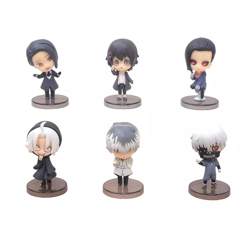 Tokyo ghoul lot de 6 figurine SD 5 cm statuette ken kaneki