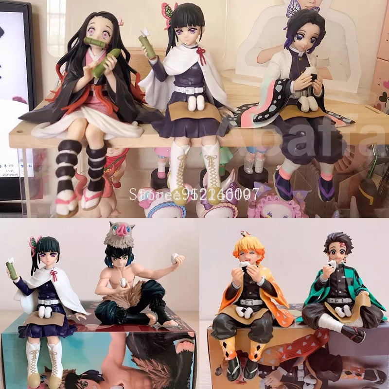 Figurine demon slayer assis statuette decoration collection manga