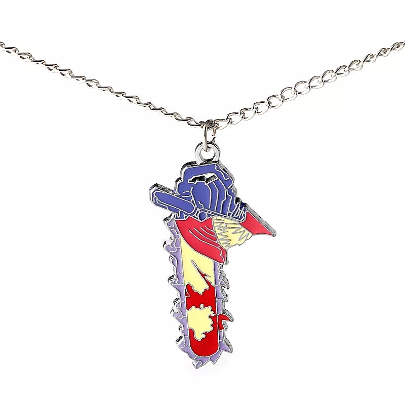 Chainsaw man ensemble collection 2 portes clef et 1 pendentif