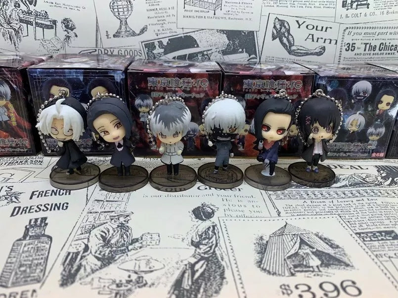 Tokyo ghoul lot de 6 figurine SD 5 cm statuette ken kaneki