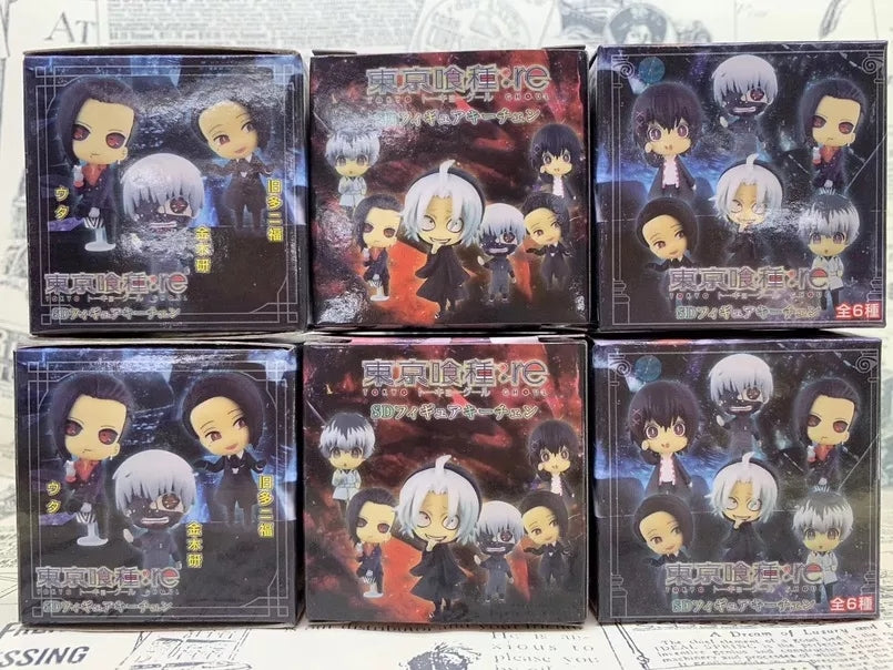 Tokyo ghoul lot de 6 figurine SD 5 cm statuette ken kaneki