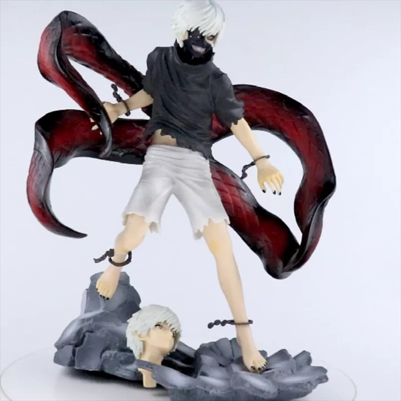 Tokyo ghool figurine ken kaneki statuette collection manga tete interchangeable 24cm