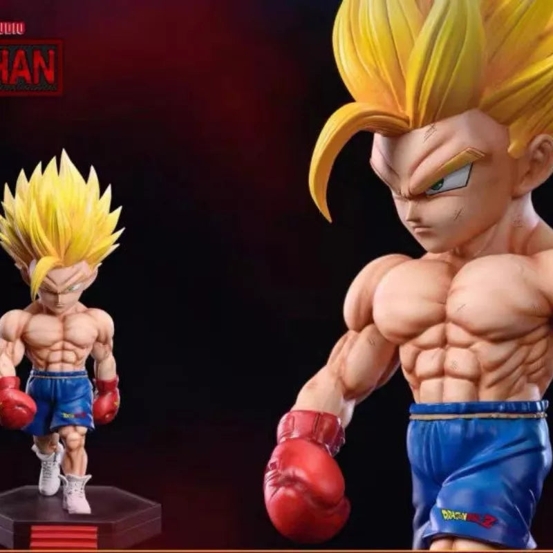 Dragon ball figurine son gohan sayan 2 boxeur statuette decoration