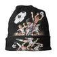 Bonnet captain tsubasa en tricot chaud protection sport d'hiver olive et tom