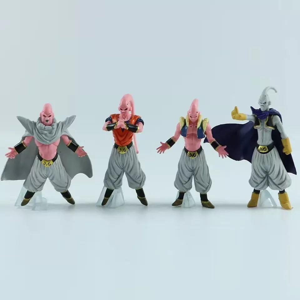 Figurine dragon ball lot de 8 statuettes majin bu entre 6 et 10cm