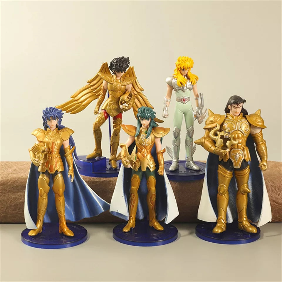 Figurines saint seiya lot de 5 chevaliers