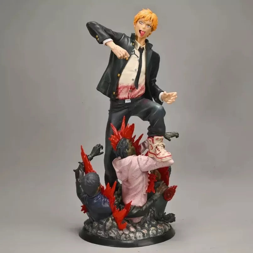 Figurine chainsaw man denji double corp interchangeable