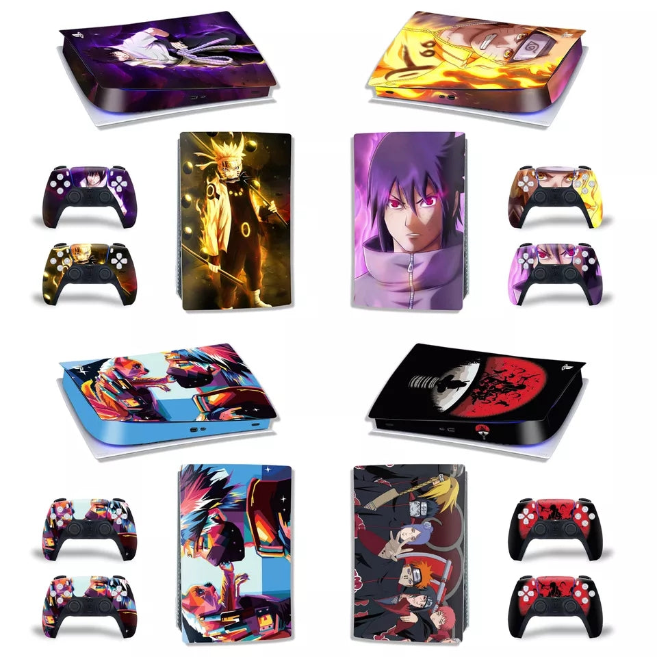 Skin naruto pour playstation 5 autocollant vinyle pour manette et console