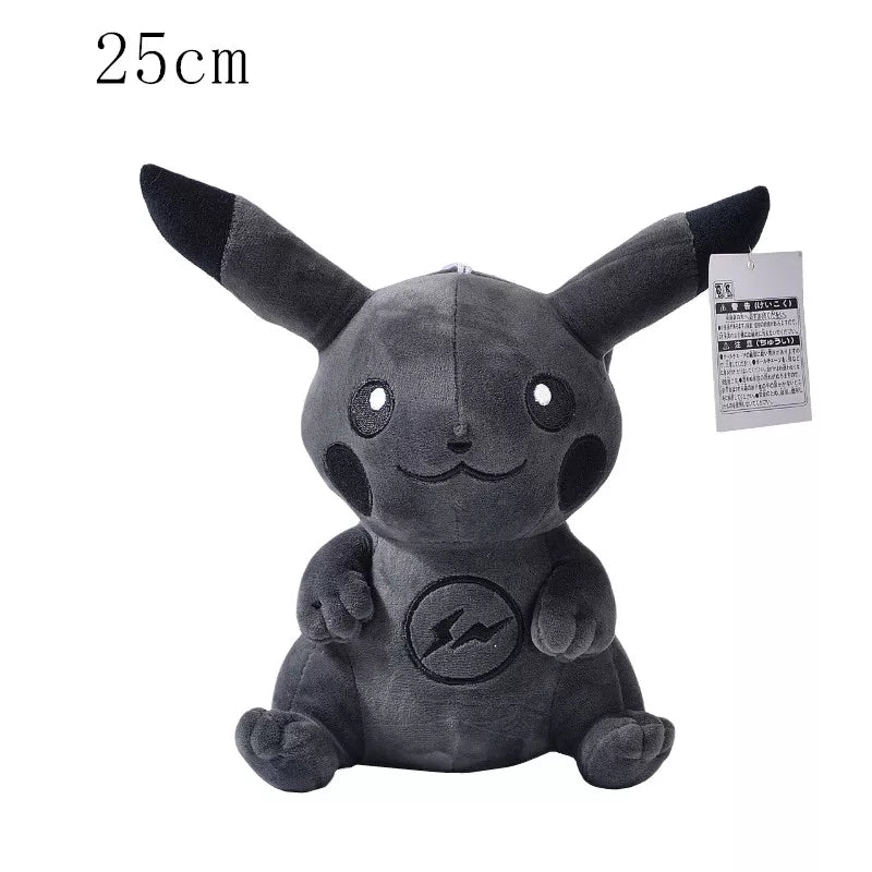 Pokemon peluche pikachu black 25 cm doudou