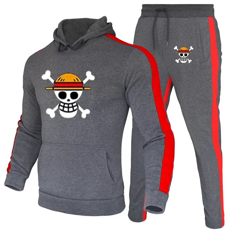 One piece ensemble sport pull a capuche et jogging collection manga