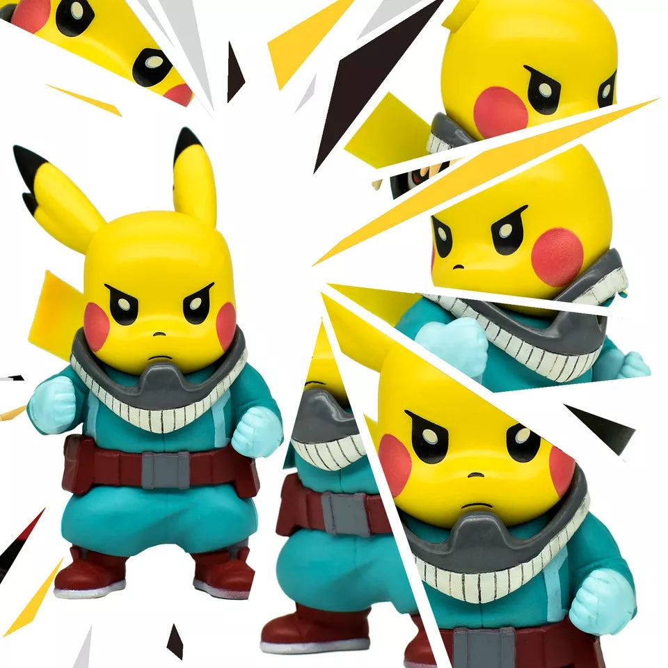 Pokemon figurine pikachu my hero academia deku all might ou bakugo