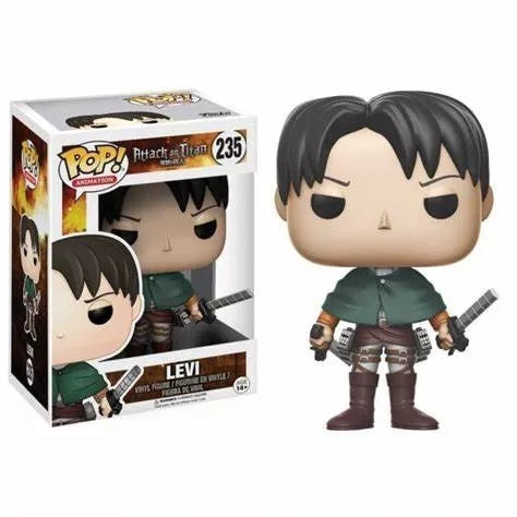 Funko pop l'atraque des titans figurine levi eren ou mikasa