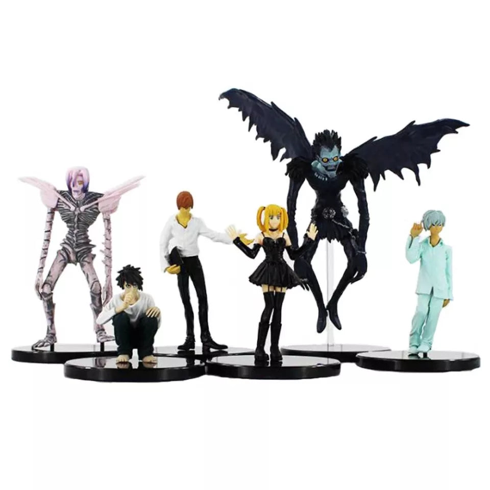 Death note lot de 6 figurines  ryuk light L statuette  decoration collection manga