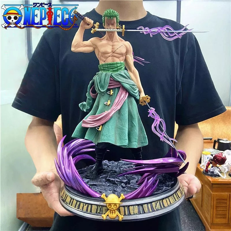 One piece figurine zoro roronoa de luxe 35cm