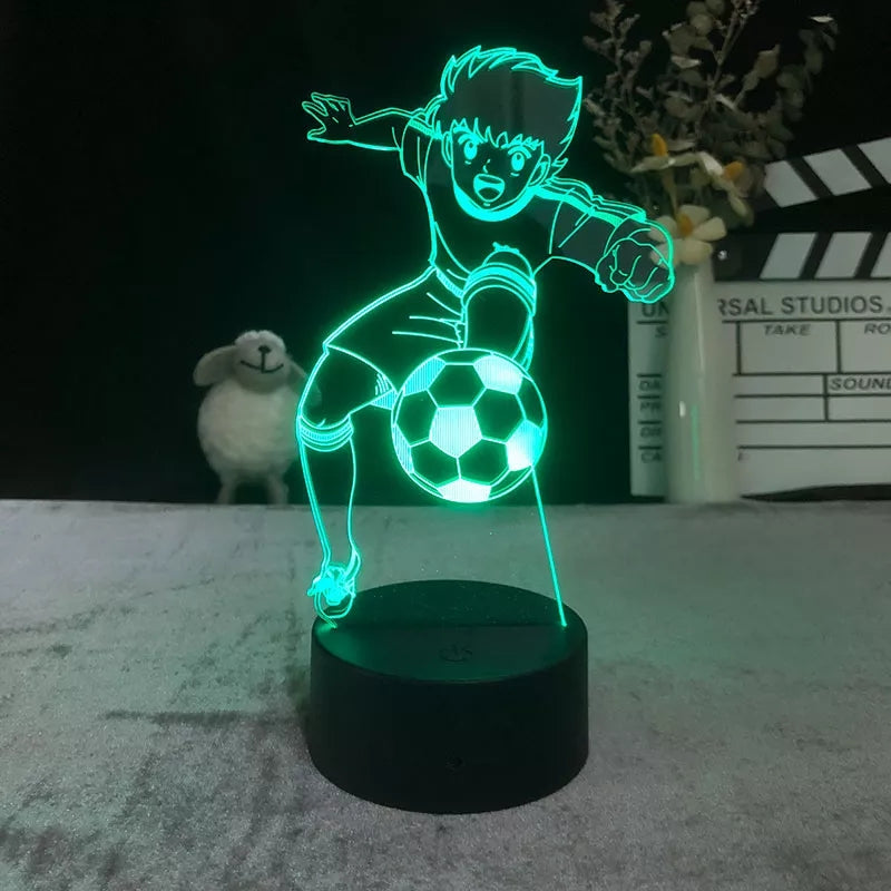 Veilleuse olive et tom lampe led 16 couleurs captain tsubasa