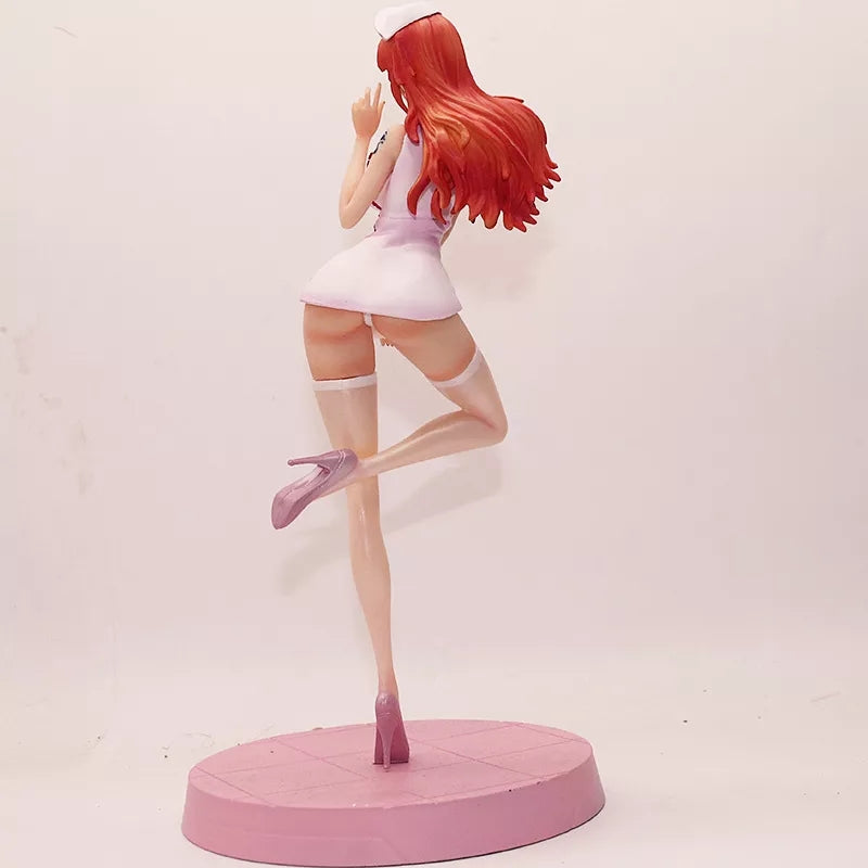 One piece figurine sexy nami infirmiere 30 cm statuette collection adulte manga