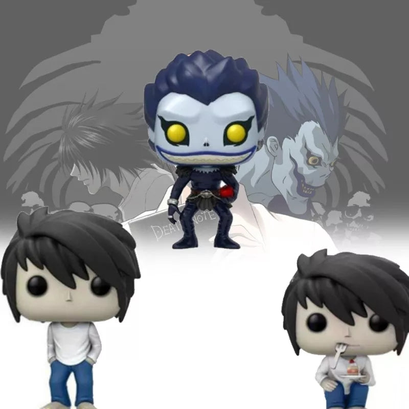 Funko pop ryuk pop animation death note 217 ou L avec cake 219