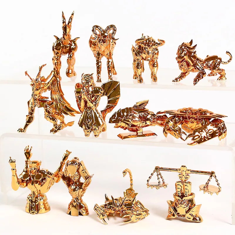 Figurine saint seiya les 12 armures des chevaliers d'or 3 a 6cm