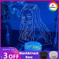 Demon slayer veilleuse 16 couleurs lampe led decoration manga