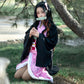Perruque nezuko kamado cosplay demon slayer