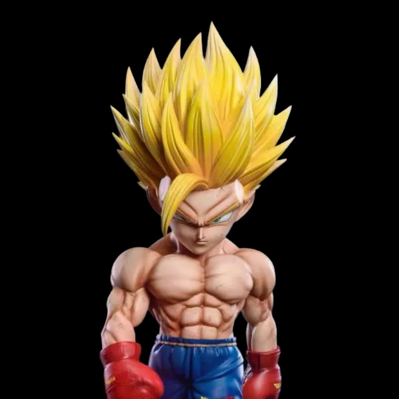 Dragon ball figurine son gohan sayan 2 boxeur statuette decoration