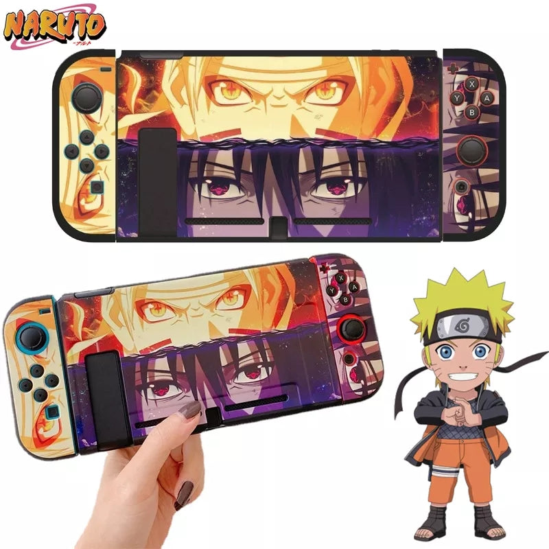 Naruto coque souple pour nintendo switch et protege joy con