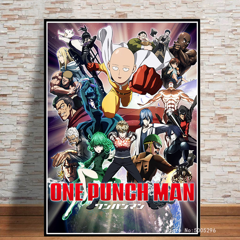 Toile one punch man haute qualité en coton