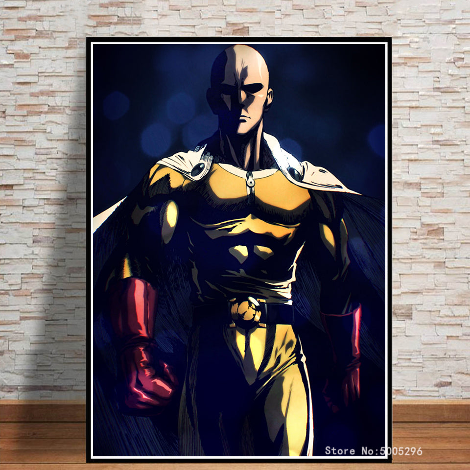 Toile one punch man haute qualité en coton