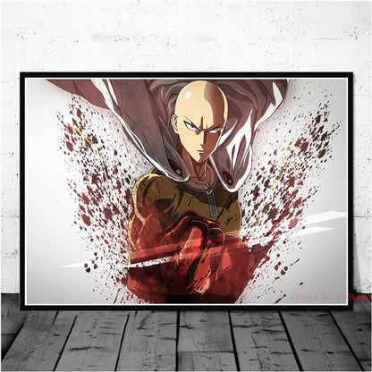 Toile one punch man haute qualité en coton