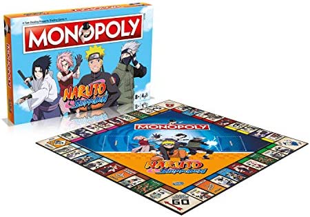 Monopoly naruto version française jeux de societe familial collection manga