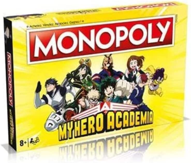 Monopoly my hero academia jeux de societe version manga