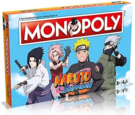 Monopoly naruto version française jeux de societe familial collection manga