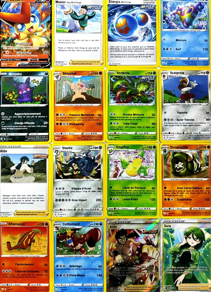 Cartes pokemon booster style combat version françaises