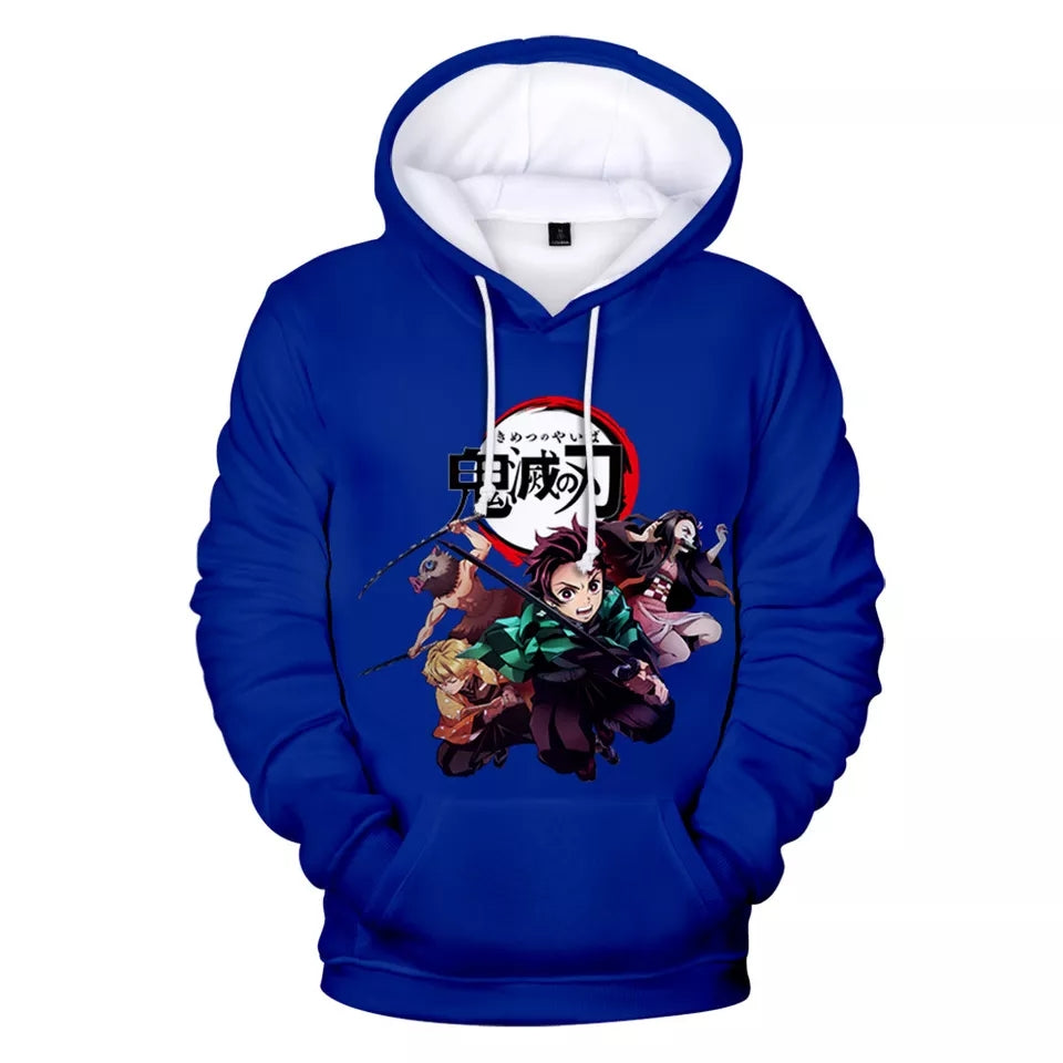 Pull demon slayer  sweat a capuche tanjiro nezuko kamado shoto