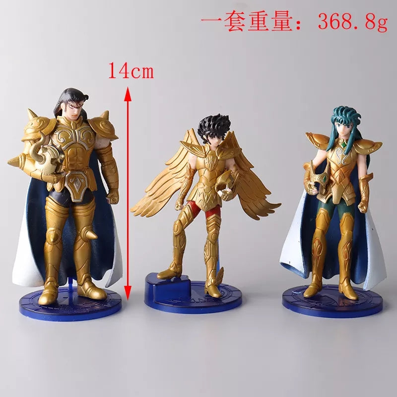 Figurines saint seiya lot de 5 chevaliers