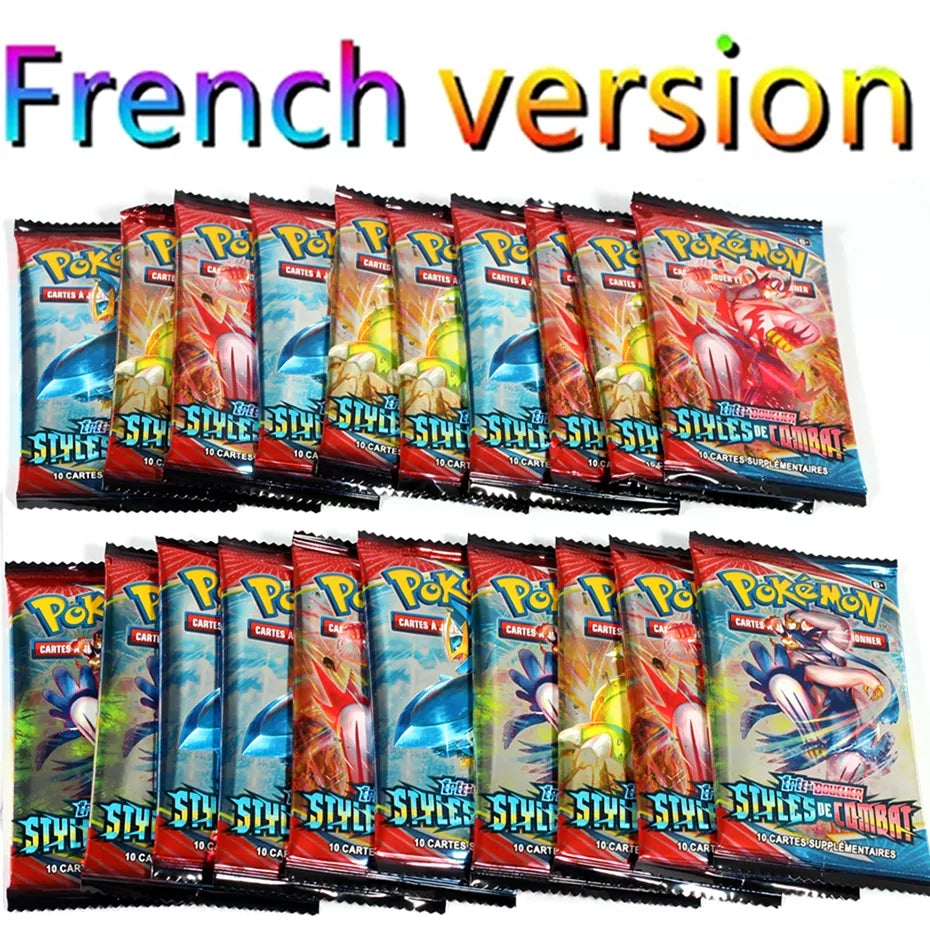 Cartes pokemon booster style combat version françaises