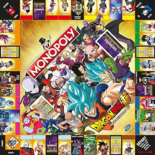 Monopoly dragon ball super jeux de société special manga version francaise