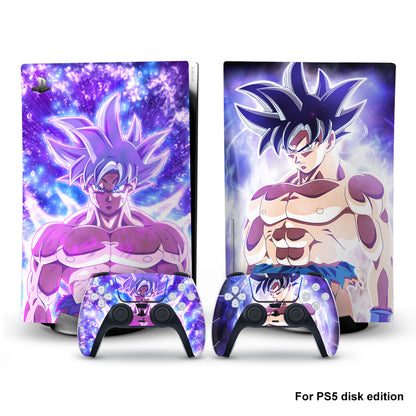 Skin dragon ball Ps5 autocollant vinyle pour manette et console playstation 5