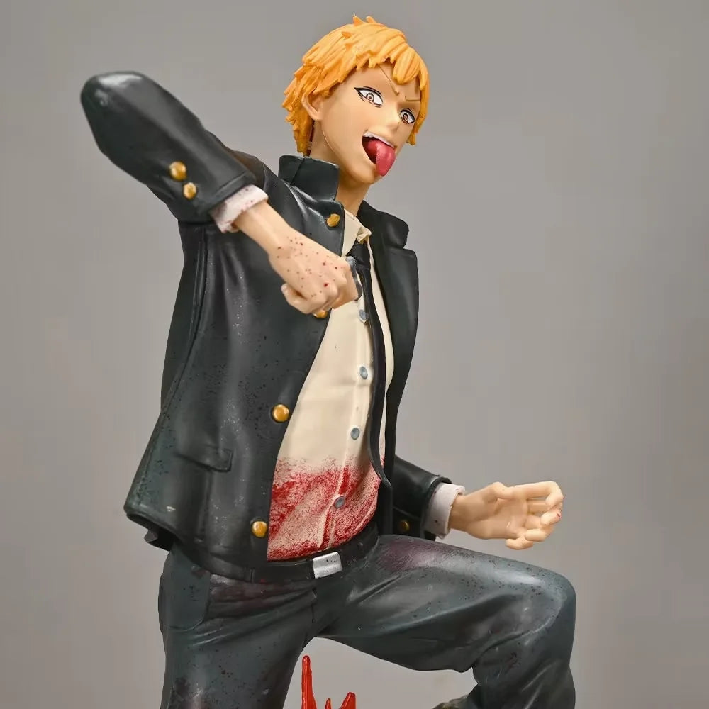 Figurine chainsaw man denji double corp interchangeable