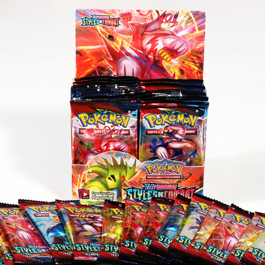 Carte pokemon pack booster complet scéllé 36 sachets de 10 cartes versions francaises