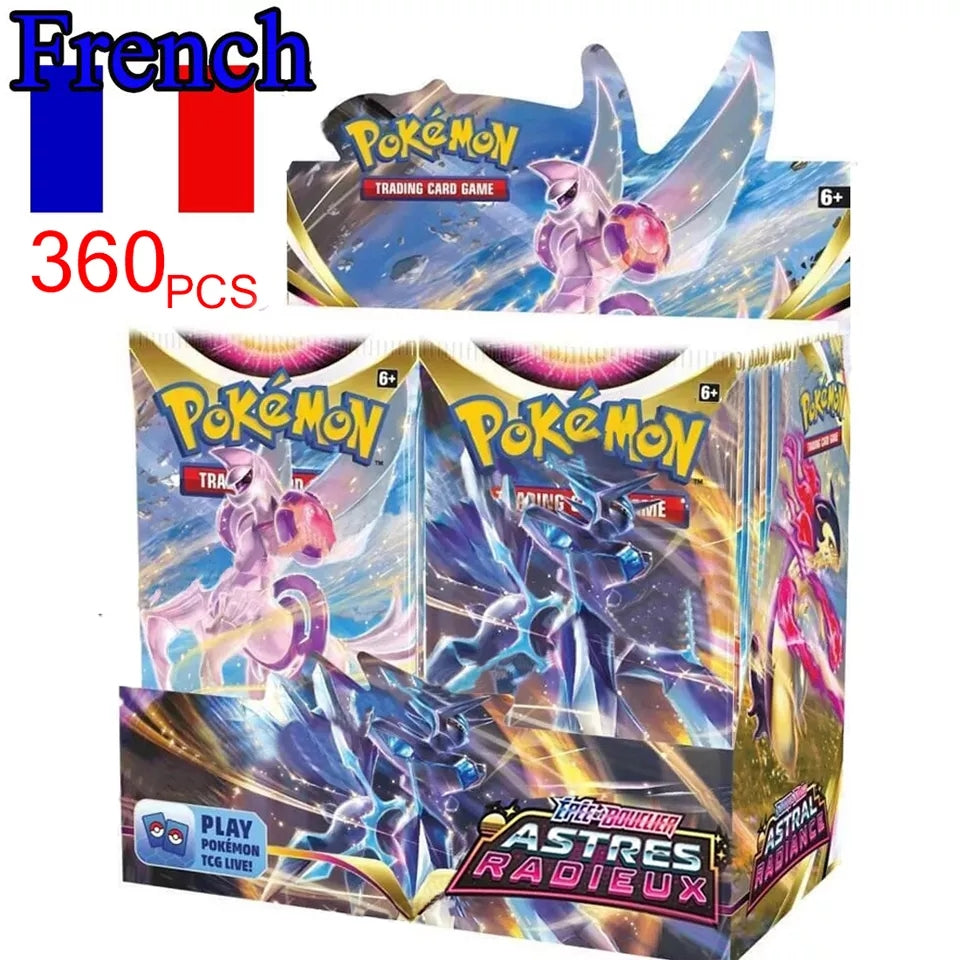 Carte pokemon pack booster complet scéllé 36 sachets de 10 cartes versions francaises