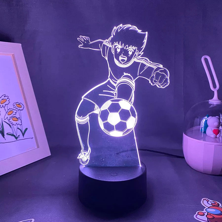 Veilleuse olive et tom lampe led 16 couleurs captain tsubasa