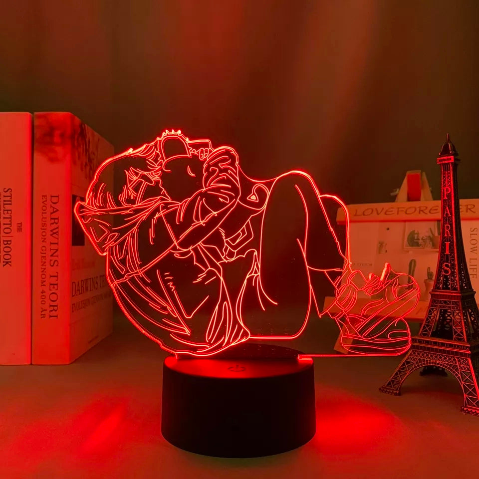 Chainsaw man veilleuse 16 couleurs lampe led 16 couleurs decoration collection manga denji power