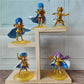 Figurines saint seiya lot de 5 pieces chevalier d'or 10cm