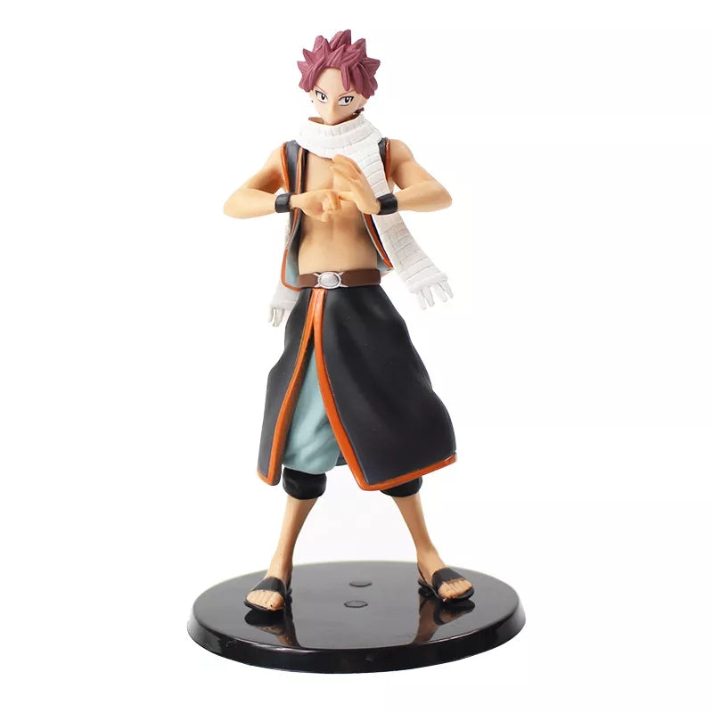 Figurines fairy tail lot de 4 pieces statuette collection manga 15 cm