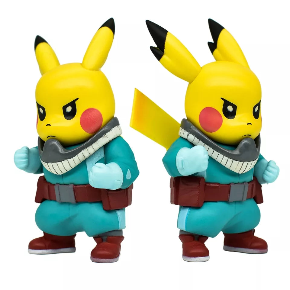 Pokemon figurine pikachu my hero academia deku all might ou bakugo