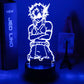 My hero academia veilleuse lampe led 16 couleurs avec telecommande